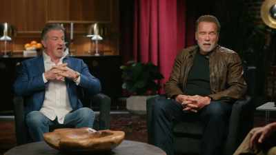 This is now
the beginning of a battle." - Arnold & Sly: Rivals, Friends, Icons