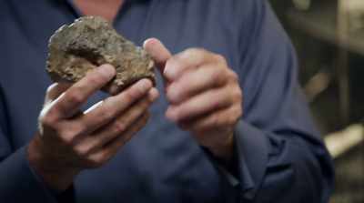 This is NWA 8-6-8-7,
it's called a troctolite. - Mars: One Day on the Red Planet