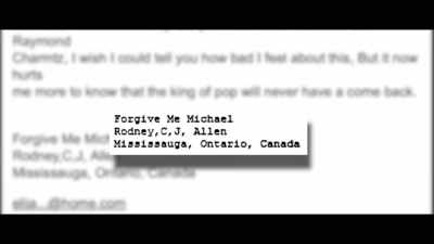 This obviously doesn't prove anything concrete, but - Square One: Michael Jackson