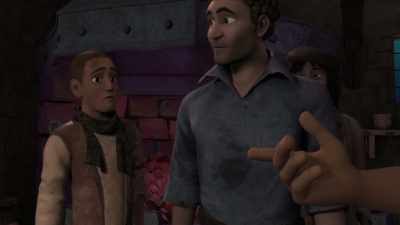 This one can't tell the difference
between a rooster and a dog. - The Swan Princess: A Fairytale Is Born