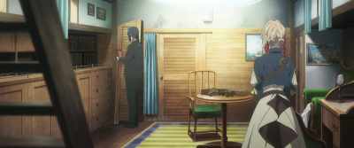This is one of the books
he was crazy about. - Violet Evergarden: The Movie