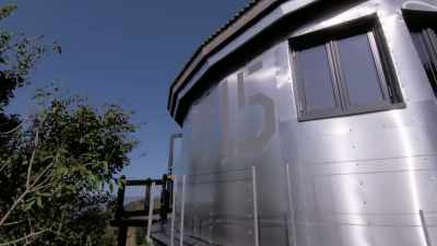 This is one of three
similar-shaped homes - Extraordinary Escapes with Sandi Toksvig