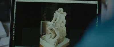 This one,
Rodin's The Kiss. - The Postcard Killings
