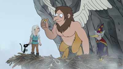 This one says "I hate you, Darrell." - Disenchantment