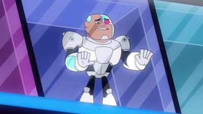 This one time, he gave me
a puppy for a hand, which seems awesome, - Teen Titans Go! Vs  Teen Titans