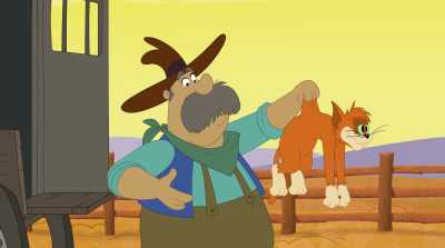 This one's Lightnin',
because he's faster than lightning. - Tom and Jerry Cowboy Up!