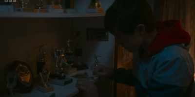 This one's when we won,
when I got Player of the Month. - Floodlights