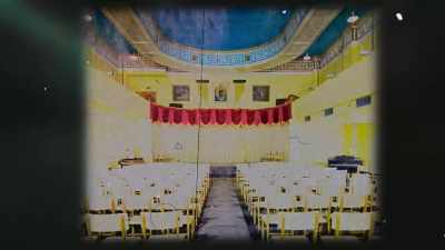 This was originally a music hall
designed by the Freemasons. - Living for the Dead