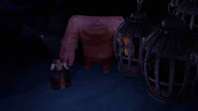 This is our chance. I can save the Golem. - The Adventures of Puss in Boots