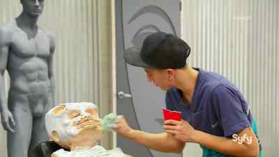 This is our first challenge.
It's so scary. - Face Off
