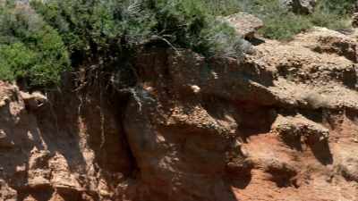 This outcrop is actually
made of debris - Raiders of the Lost Past with Janina Ramirez