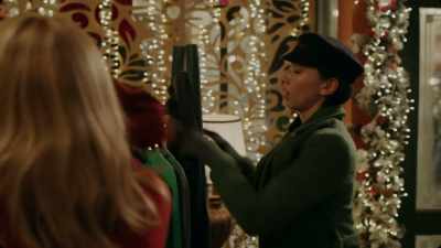 This outfit, I was going
for cushy cazh. - Much Ado About Christmas