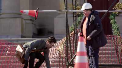 This is part of the campus
construction, I'm assuming? - My Christmas Guide