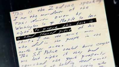 This particular letter, - Myth of the Zodiac Killer