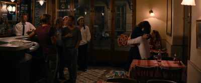 This passionate embrace seemed to make
my patrons a /itt/e aggressive. - Transit