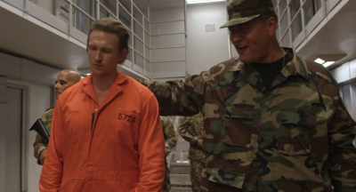 This pathetic maggot got caught
trying to escape my prison. - The Firing Squad
