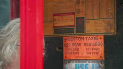 This phone box is conspicuous
for not having a phone in it. - James May and the Dull Men