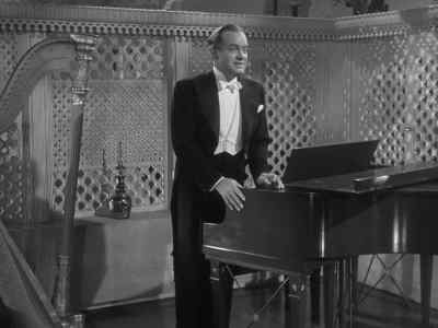 This piano's out of tune.
Ha. - My Favorite Spy