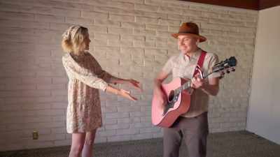 This pink guitar is, like,
inspiration enough. - Trixie Motel