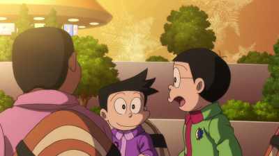 This place is much better than that town. - Doraemon the Movie: Nobita's Sky Utopia