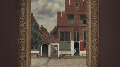 This plain group of worn facades - Vermeer: The Greatest Exhibition