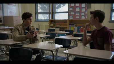 This was plastic-wrapped to another can. - American Vandal