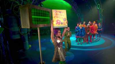 ♪ This Pod will take us
far away from here - The SpongeBob Musical: Live on Stage!