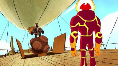 This "pointy ball" is set
to destroy - Ben 10 vs  the Universe: The Movie
