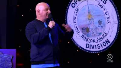 This police force
is 22% African-American, - Jeff Ross Roasts Cops