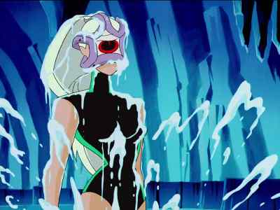 This pool feeds directly
into the water below the ice cap. - Batman Beyond