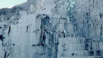 This poses a life-threatening risk
to the quarry workers below. - Europe From Above