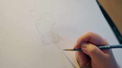 This process of hand-drawn
hasn't really changed for a century. - Mickey: The Story of a Mouse