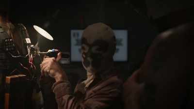 This program contains graphic
language, violence, nudity, - Watchmen