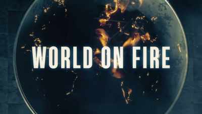 This programme contains some scenes
which some viewers may find
upsetting, and some strong language. - World on Fire