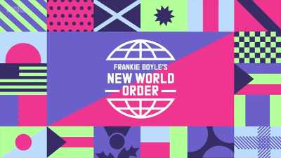 This programme contains strong
language and adult humour. - Frankie Boyle's New World Order
