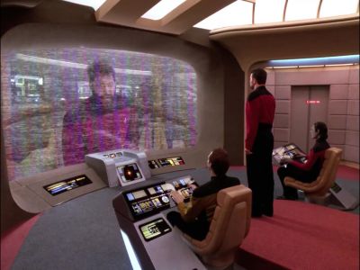 This quantum fissure
is nothing to worry about? - Star Trek: The Next Generation