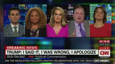 - This race is over - The Accidental President