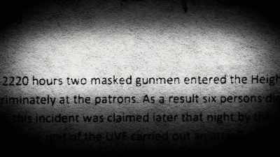 This report had preceded
Al Hutchinson's report. - No Stone Unturned