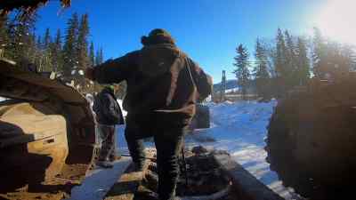 This road is *bleep*
pure ice. - Gold Rush: Winter's Fortune