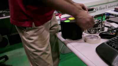 This robot essentially has four wheels - Lo and Behold: Reveries of the Connected World