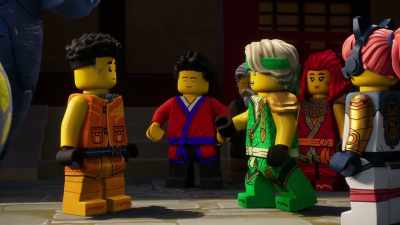 This is Roby, Master
of Ceremonies, - LEGO Ninjago: Dragons Rising