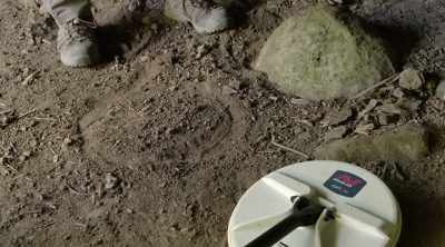 This rock could be marking
an entrance to a tunnel, - Lost Gold of World War II