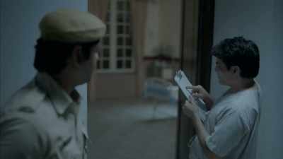 This room belongs to
someone called Veer Singh. - Nail Polish