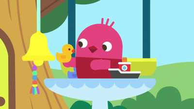 This rubber ducky, this boat
and this other rubber ducky. - Sago Mini Friends