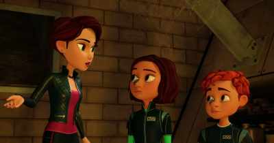 This safe room was deemed unsecure
when they built the new building. - Spy Kids: Mission Critical