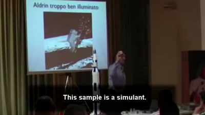 This sample is
a simulant of rigolite. - American Moon