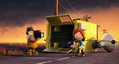 This is Sarah Hatoff
on the scene - Dog Man