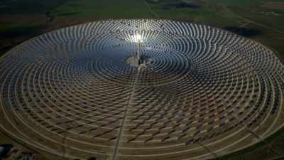 This sci-fi vision
is a futuristic power plant. - Europe From Above