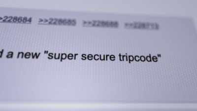 This secure tripcode that
Q had just implemented, - Q: Into the Storm