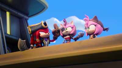 This ship can move,
but is too damaged to fly, captain. - Sonic Prime